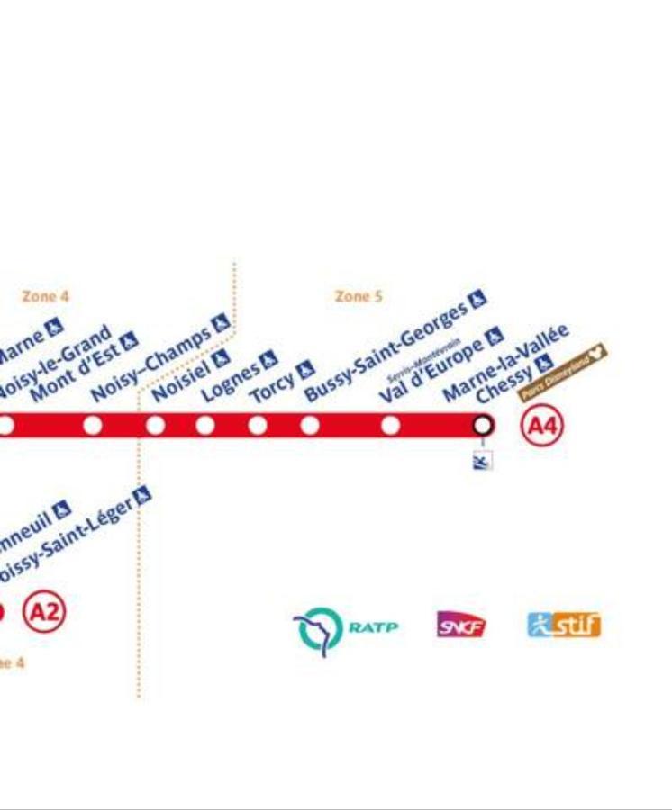 Location 3 Chambres Spacieuses Dans Appartment 2 Mn Rer Bussy Saint Georges Esterno foto